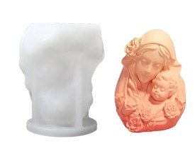 Molde silicona madre con hijo